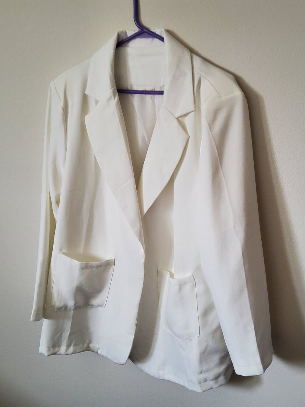White Jacket Plus size 1XL unbranded